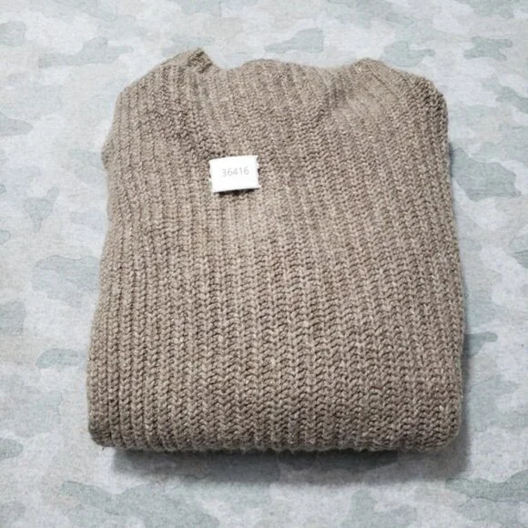 Ralph Lauren Cardigan‎ Womens Medium Brown Open Front Long Sleeve - Picture 8 of 8